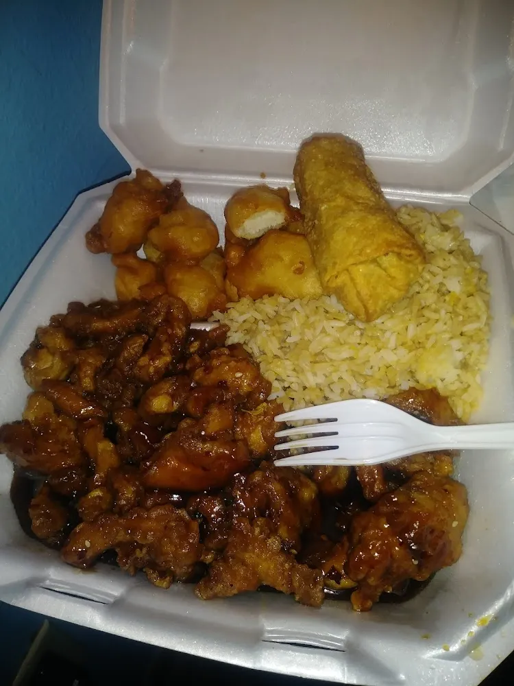 Sesame Chicken and Sweet and Sour Chicken